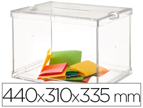 Urna eleitoral com fecho de seguranca 440x310x335mm , Archivo 2000 , 46718 , 8429368654298